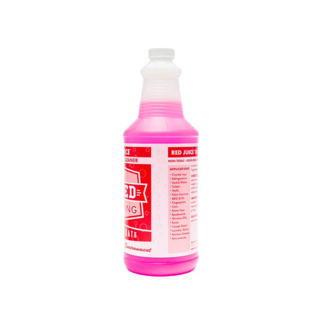 Speed Cleaning™ Red Juice Concentrate – 32 oz Mixing Bottle