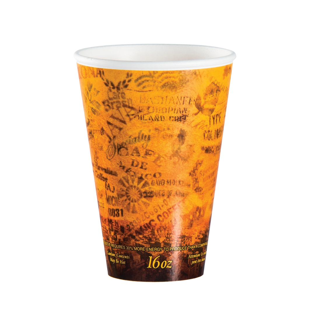 Dart® Escape® Fusion® Wrapped Insulated Cups – 16 oz