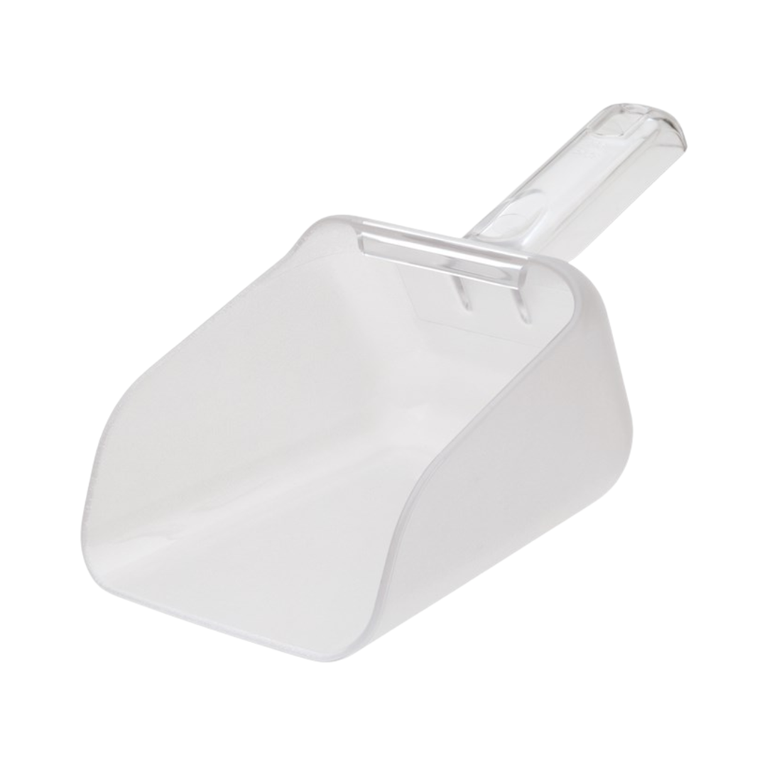 Rubbermaid® Multi-Purpose Scoops – 5 oz. & 32 oz., Clear Polycarbonate