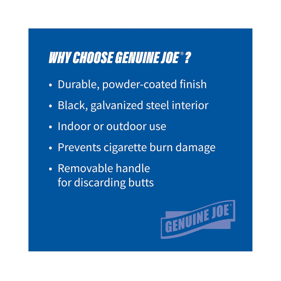 Rubbermaid® Aladdin Smokers' Station® Urn – Hammertone Charcoal