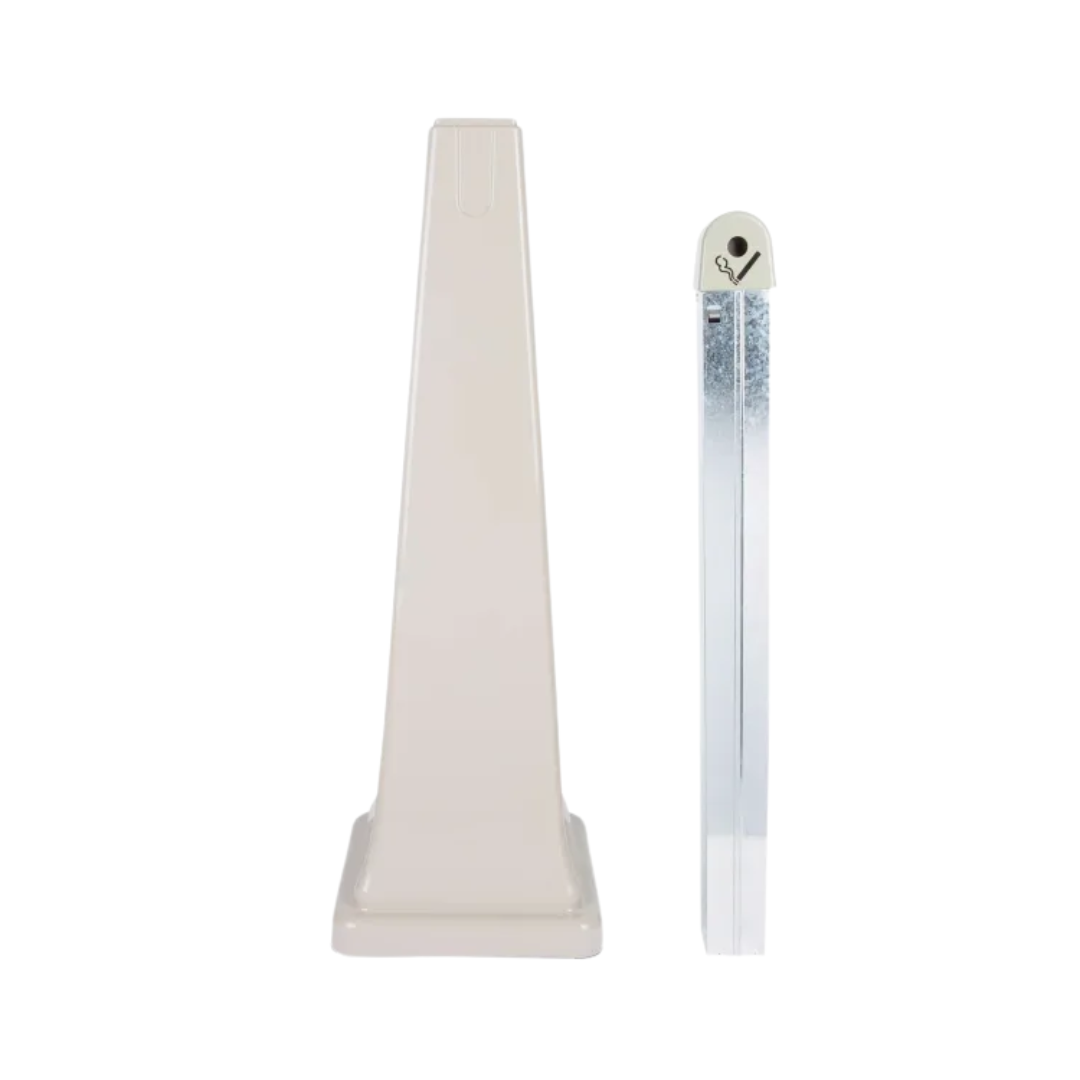 Rubbermaid® GroundsKeeper™ Smoking Receptacle - 36", Beige