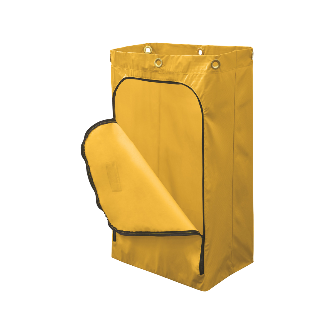 Rubbermaid® Vinyl Replacement Bag For Janitor Cart – 24 Gal, Yellow