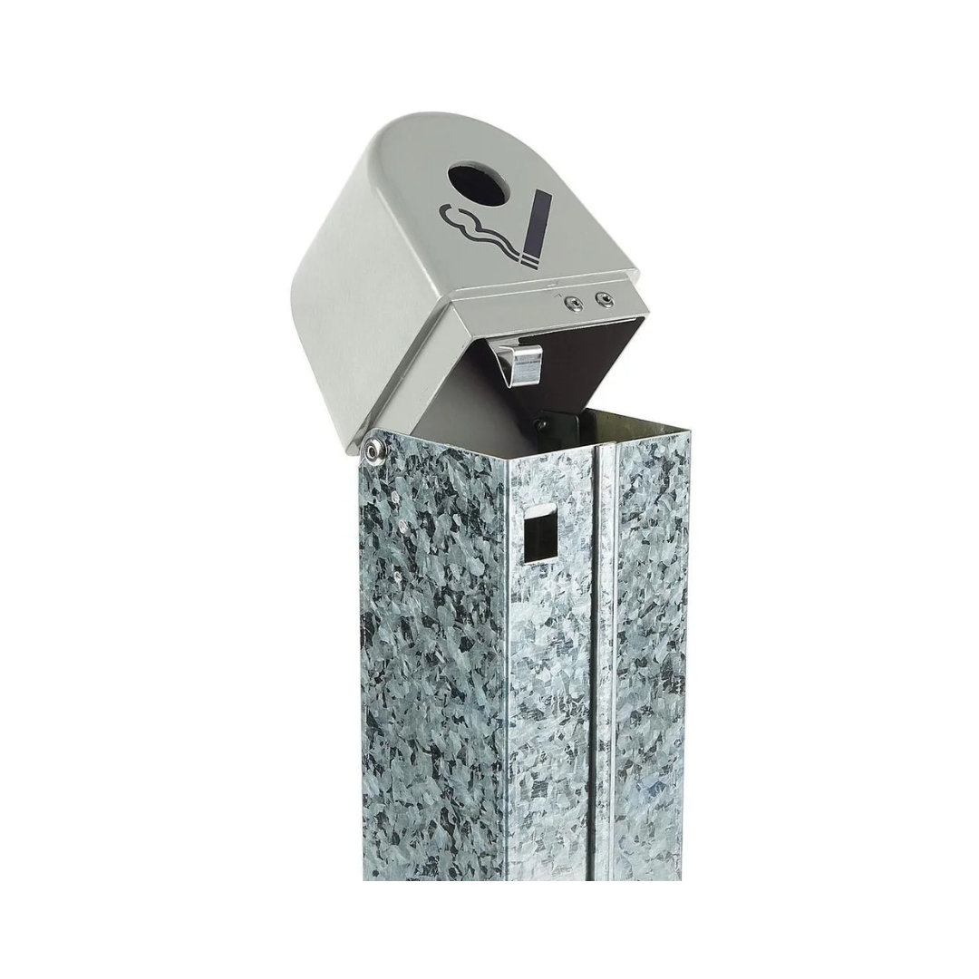 Rubbermaid® GroundsKeeper™ Tuscan Receptacle – Sandstone