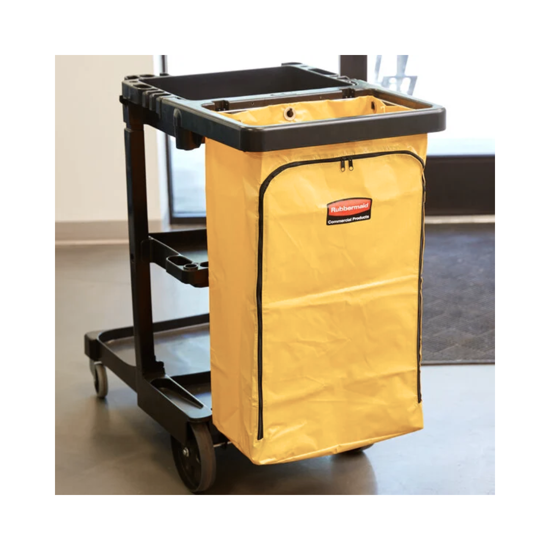 Rubbermaid® Vinyl Replacement Bag For Janitor Cart – 24 Gal, Yellow