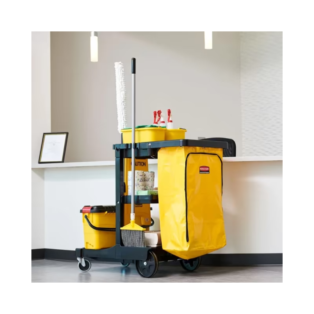 Rubbermaid® Vinyl Replacement Bag For Janitor Cart – 24 Gal, Yellow