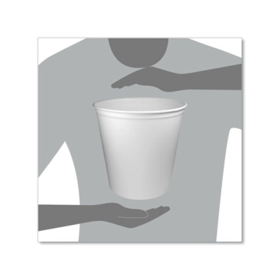 Solo® Waxed Double Wrapped Paper Bucket – 165 oz