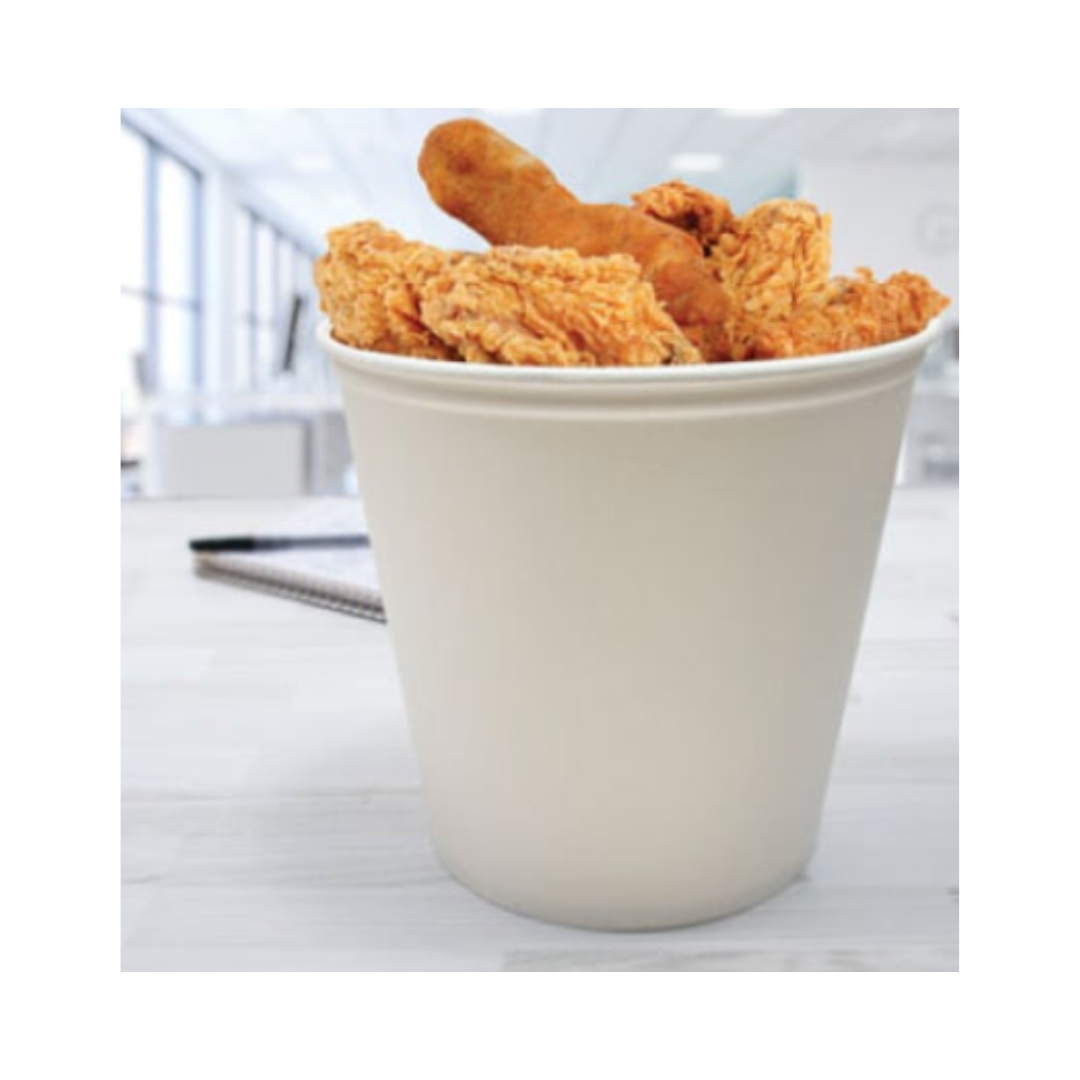 Solo® Waxed Double Wrapped Paper Bucket – 165 oz