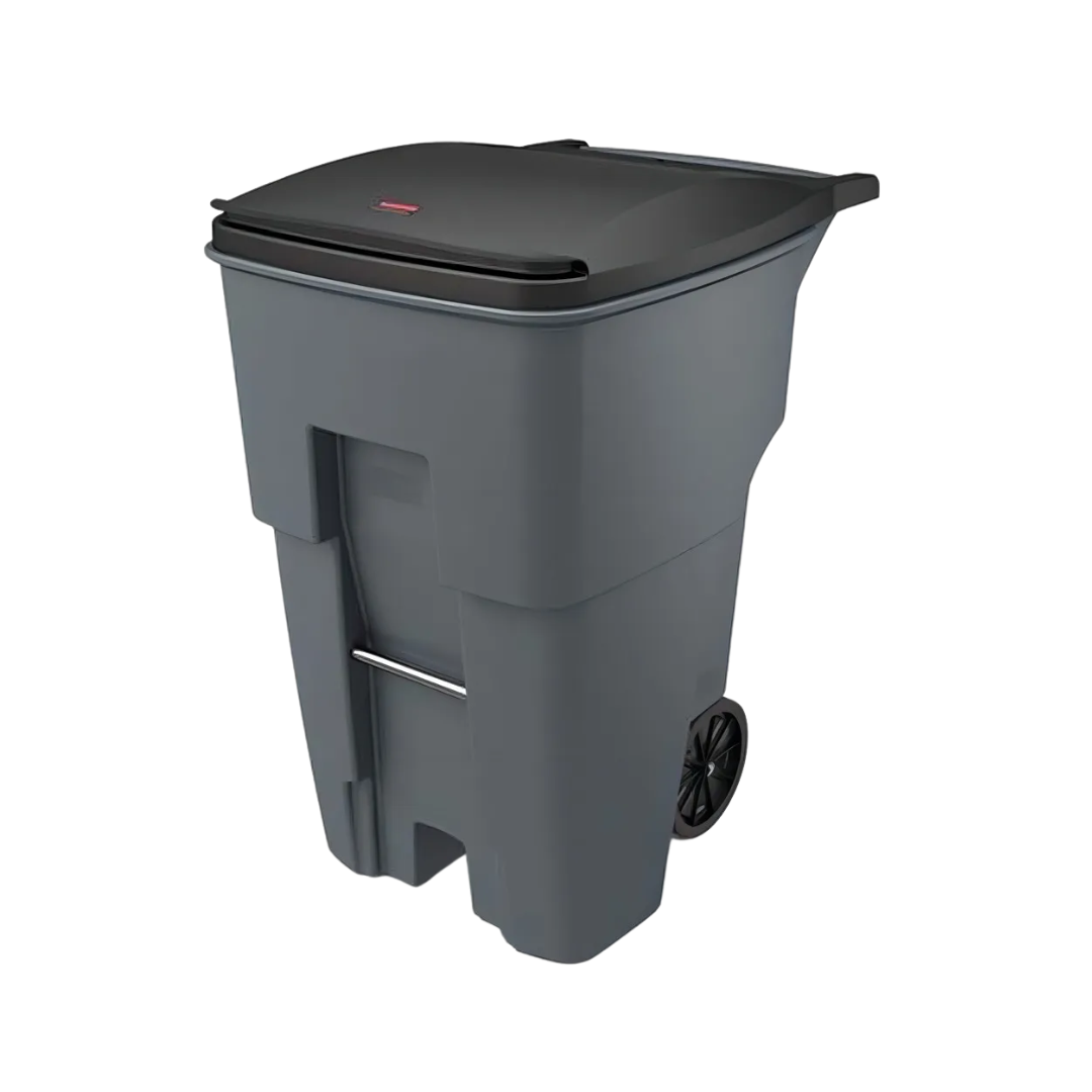 Rubbermaid® Standard Rollout Container – 65 Gal, Gray