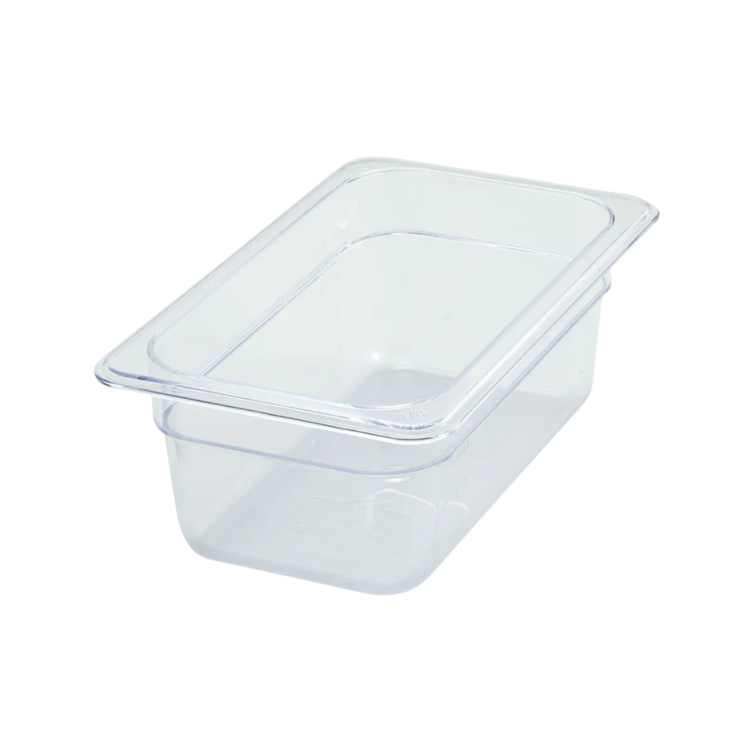 Winco® Polycarbonate Food Pans – Full, Half, 1/3, 1/4 & 1/6 Sizes