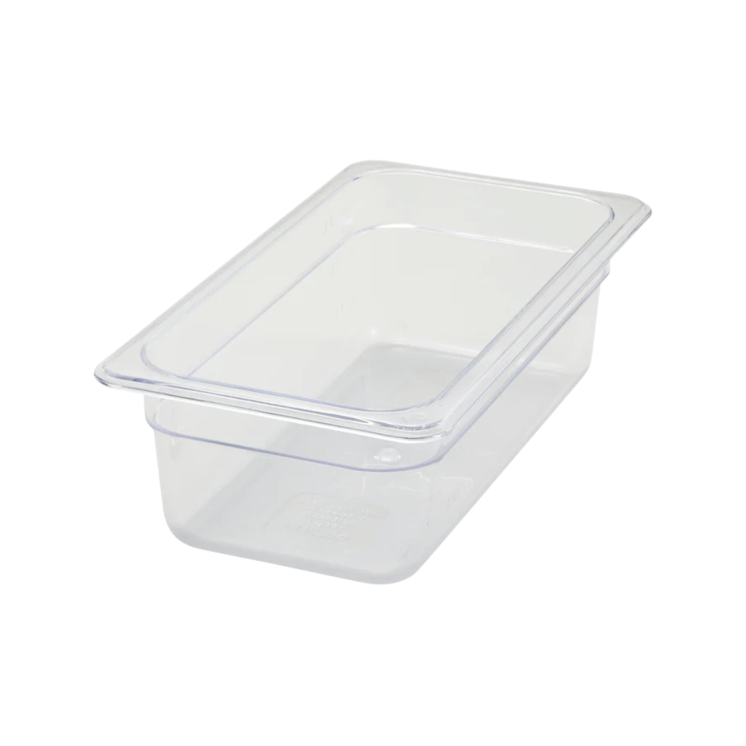 Winco® Polycarbonate Food Pans – Full, Half, 1/3, 1/4 & 1/6 Sizes