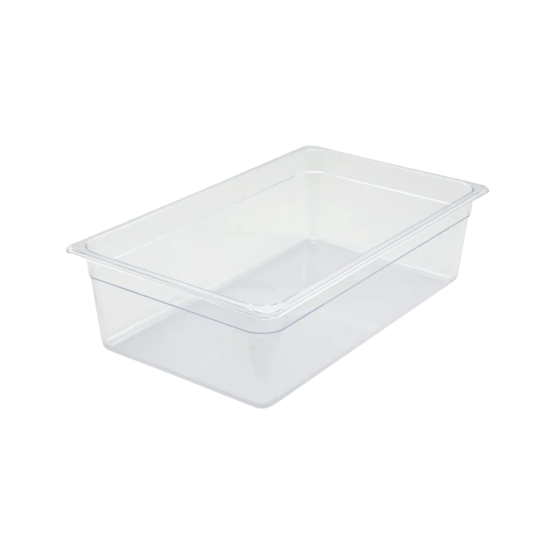Winco® Polycarbonate Food Pans – Full, Half, 1/3, 1/4 & 1/6 Sizes