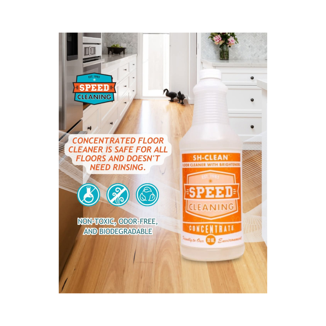 Speed Cleaning™ Sh-Clean Concentrate – 1 Gallon, Floor Cleaner
