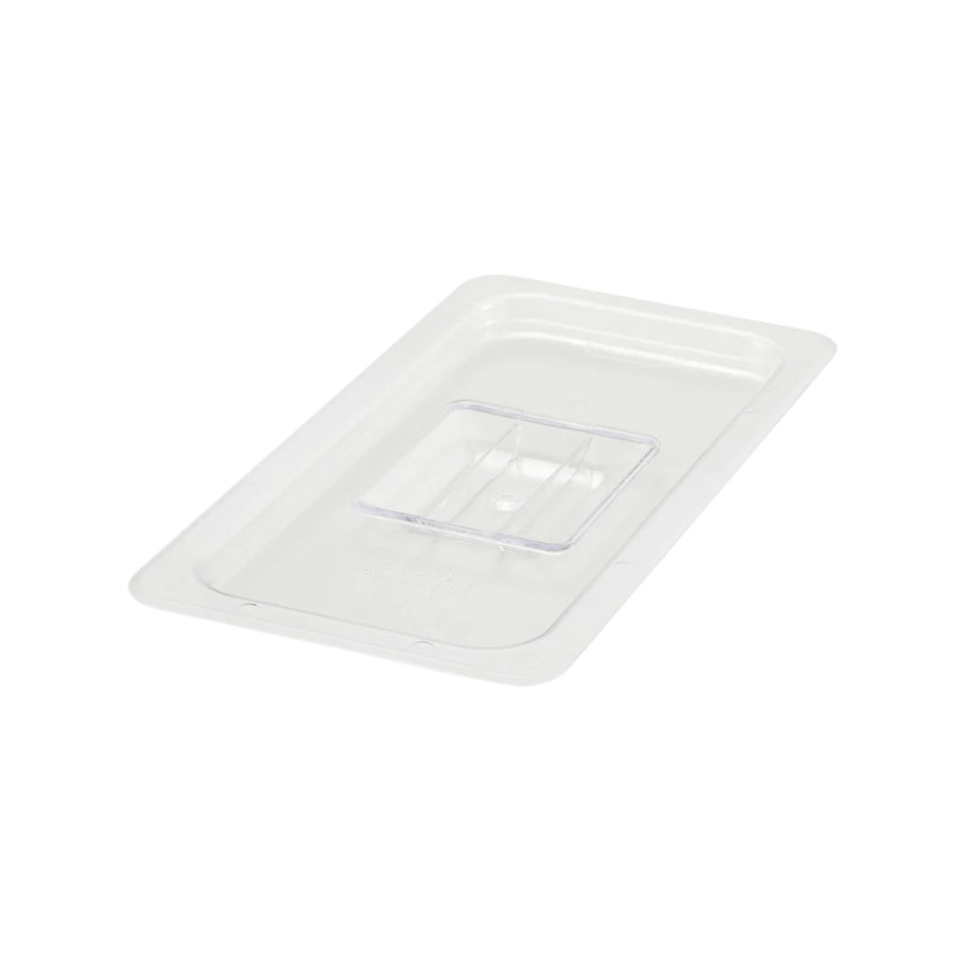 Winco® Polycarbonate Food Pan Covers – Full, 1/2, 1/3 & 1/4 Sizes (Solid)