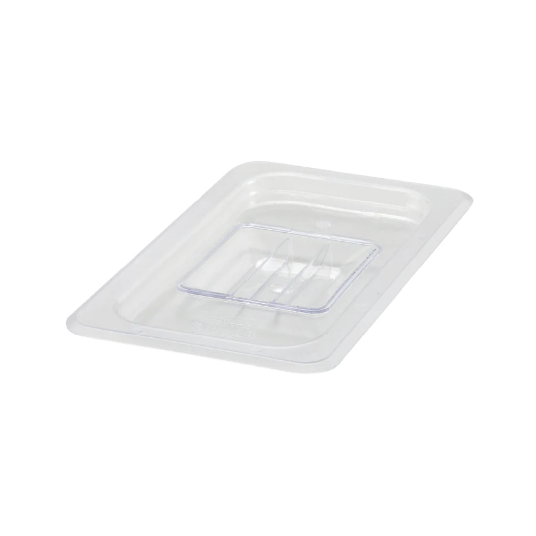 Winco® Polycarbonate Food Pan Covers – Full, 1/2, 1/3 & 1/4 Sizes (Solid)