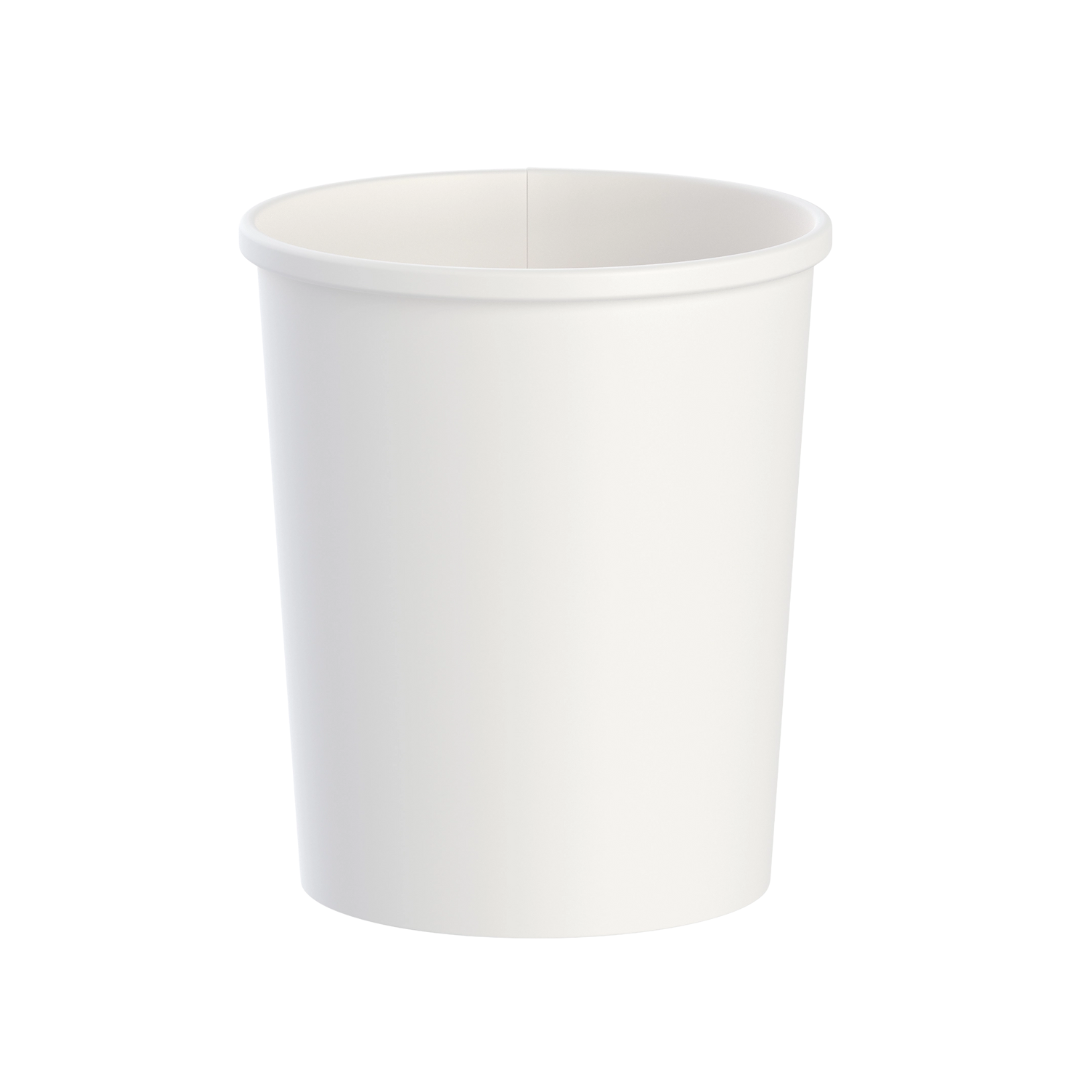 Solo® White Double Poly Paper Food Containers – 12 oz & 32 oz