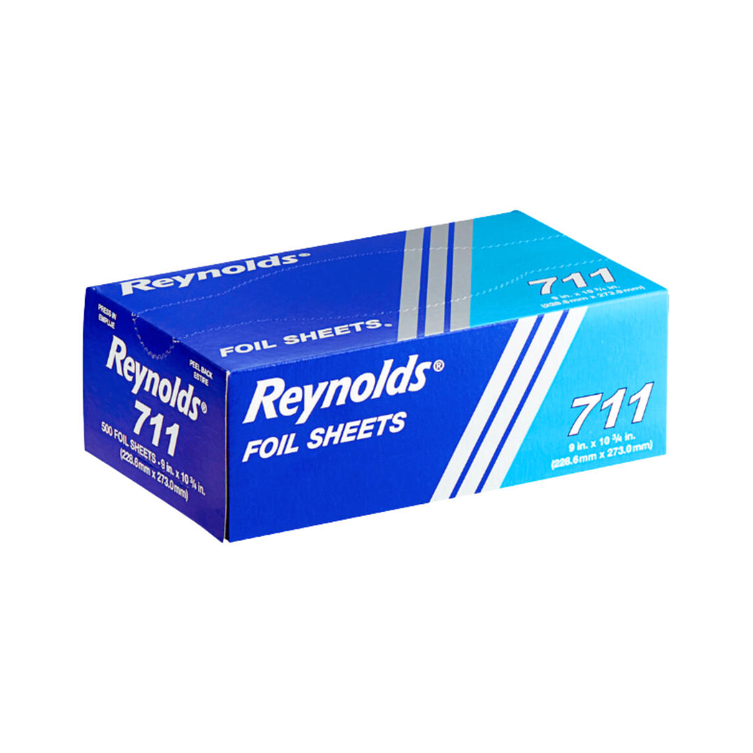 Reynolds® Interfolded Aluminum Foil Sheets – 9" & 12", Silver & Gold, Multiple Pack Sizes