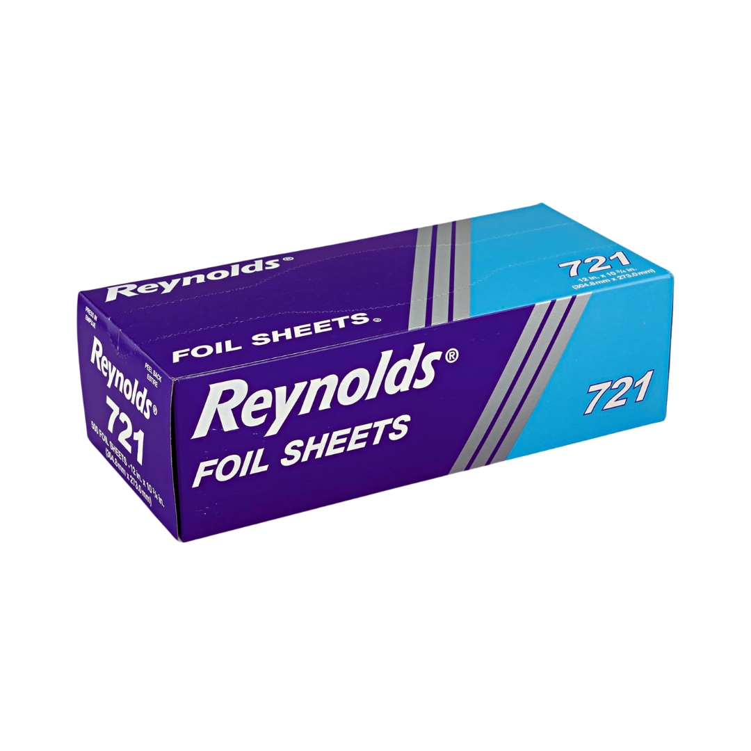 Reynolds® Interfolded Aluminum Foil Sheets – 9" & 12", Silver & Gold, Multiple Pack Sizes