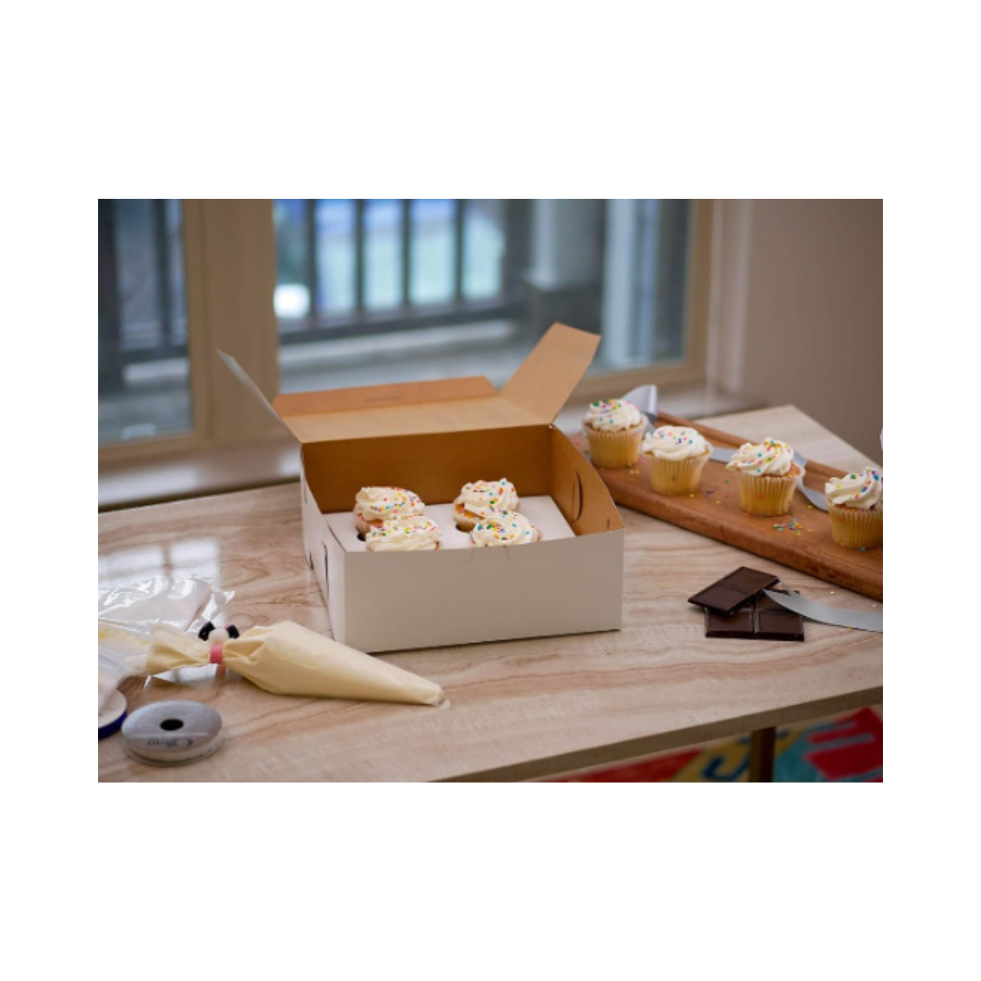 Southern Champion® White Sheet Cake/Utility Box – 18.5" x 14.5" x 5", 1/2 Sheet