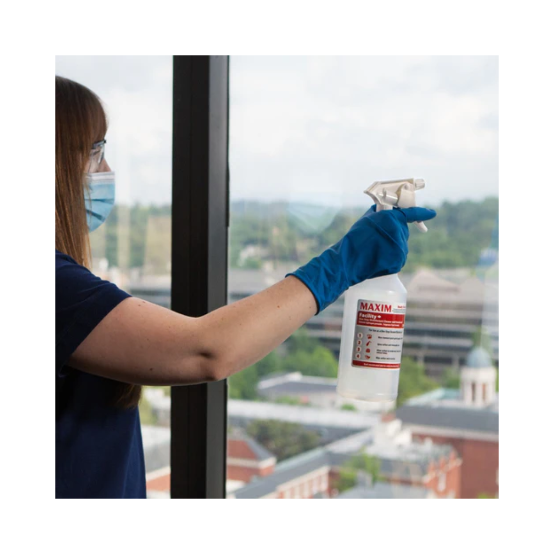 Maxim® Facility+ Disinfectant, Cleaner & Deodorant – 1 Gallon with Mixing Bottle
