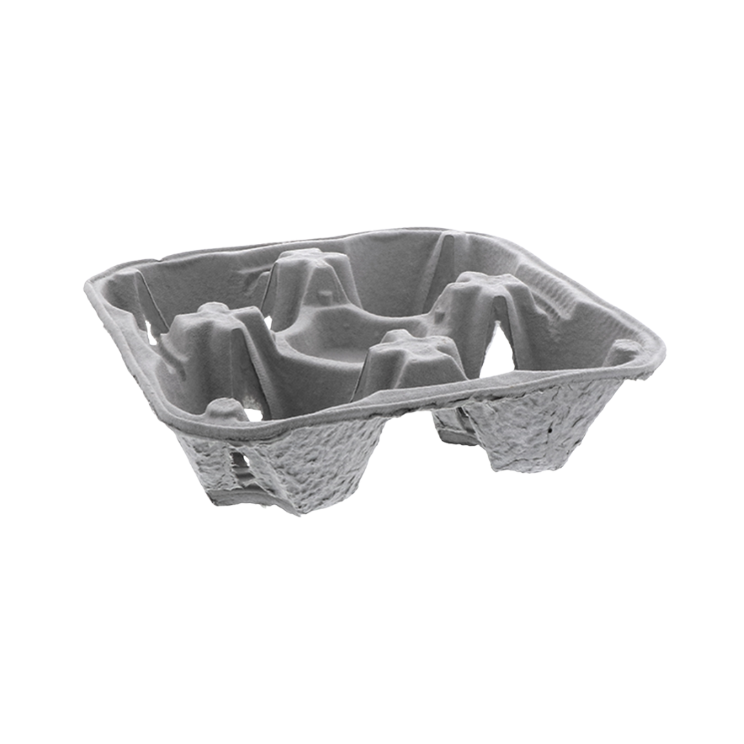 Pactiv EarthChoice® Carry-Safe® Fiber Blend Beverage Cup Carrier – 4-Cup