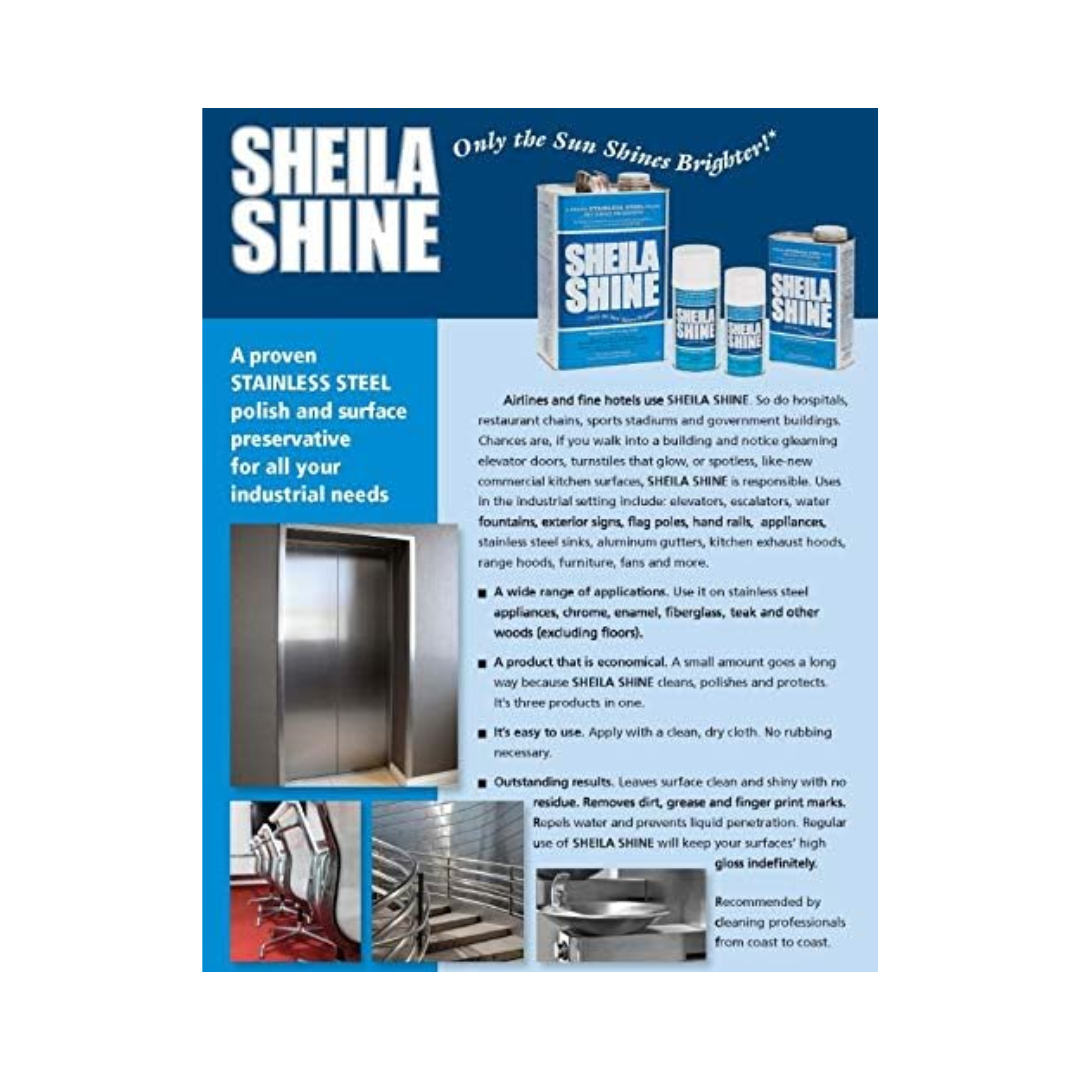 Sheila Shine® Stainless Steel Cleaner & Polish – 10 oz