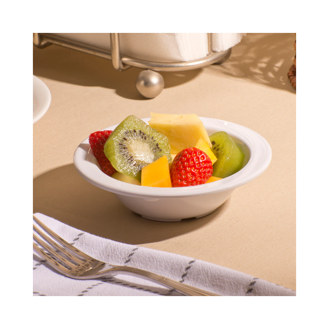 Winco® Melamine Fruit Bowl – 5 oz, White