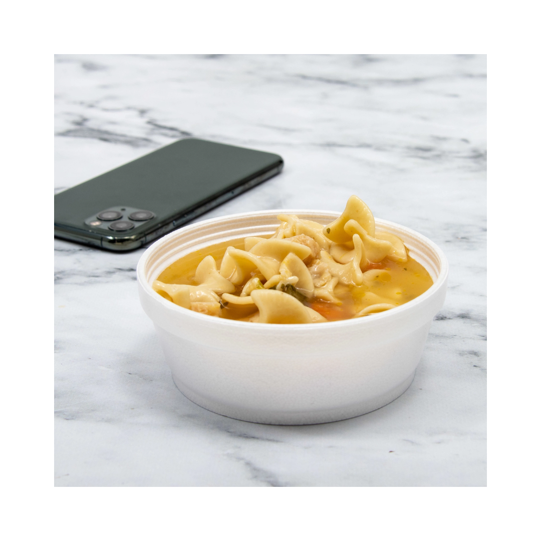 Dart® J Cup® EPS Foam Food Container – 8 oz, White