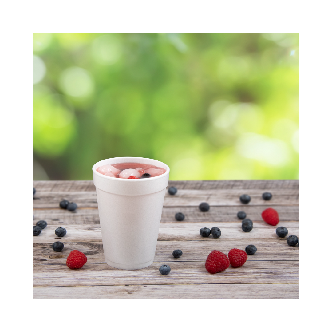 Dart® J Cup® Insulated Foam Cups – 14 oz, White
