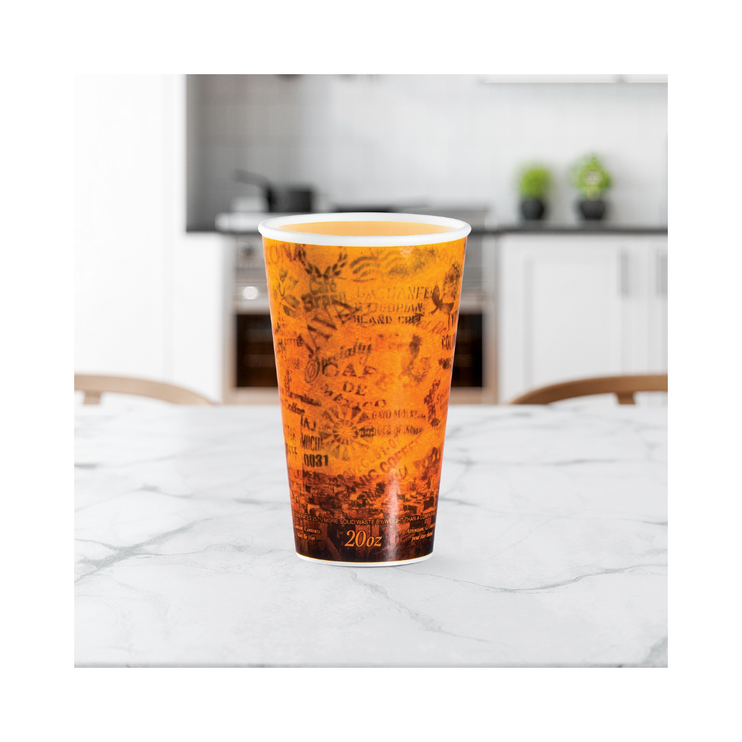 Dart® Escape® Fusion® Wrapped Insulated Cups – 20 oz