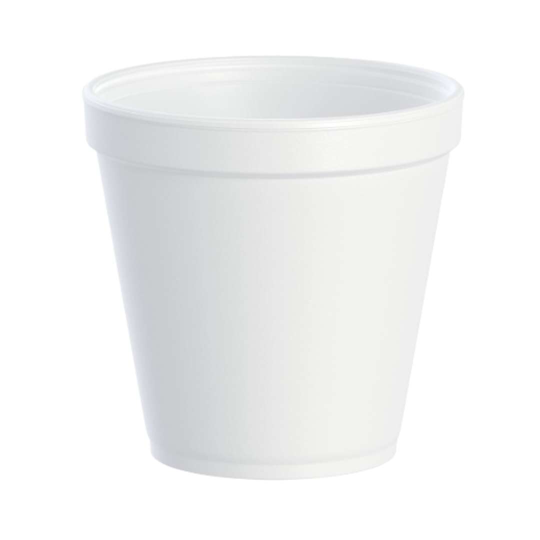 Dart® J Cup® Insulated EPS Foam Food Containers – White, 4 oz to 32 oz