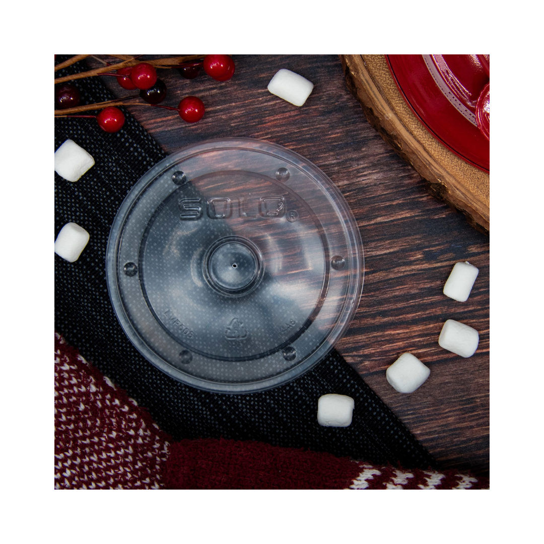 Solo® PP Plastic Lid For 6-10 oz. Food Container - Clear
