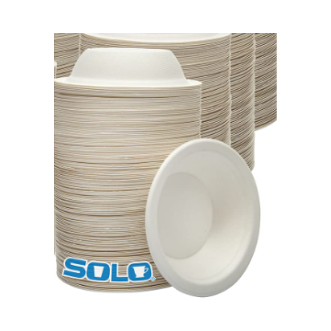 Bare® by Solo® Eco-Forward® Sugarcane Bowl – 12 oz, Ivory