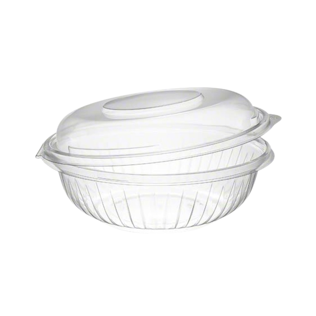 Dart® PresentaBowl™ Clear Hinged Bowls – Dome & Flat Lid, 8 oz to 24 oz