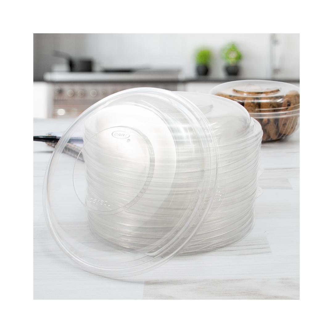 Dart® PresentaBowls™ OPS Clear Bowls & Dome Lids – 12 oz, 24 oz & 64 oz Lid