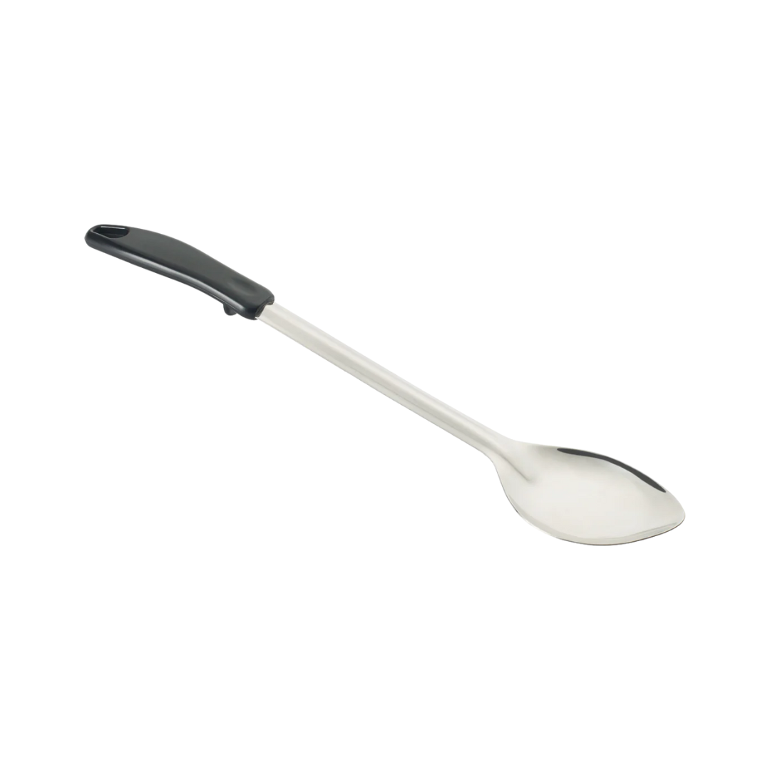 Winco® Stainless Steel Basting Spoon with Stop Hook – Polypropylene Handle, 13" & 15" Solid