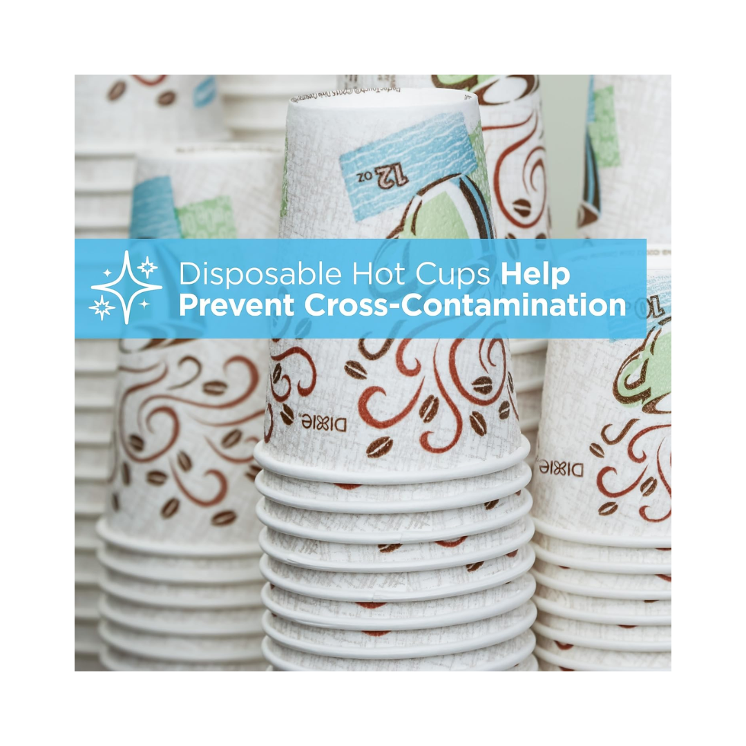 Dixie® PerfecTouch™ Coffee Haze Paper Hot Cup – 12 oz