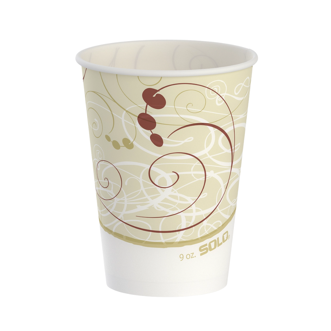 Solo® Symphony™ Waxed Paper Cold Cups – 5 oz, 9 oz, 12 oz