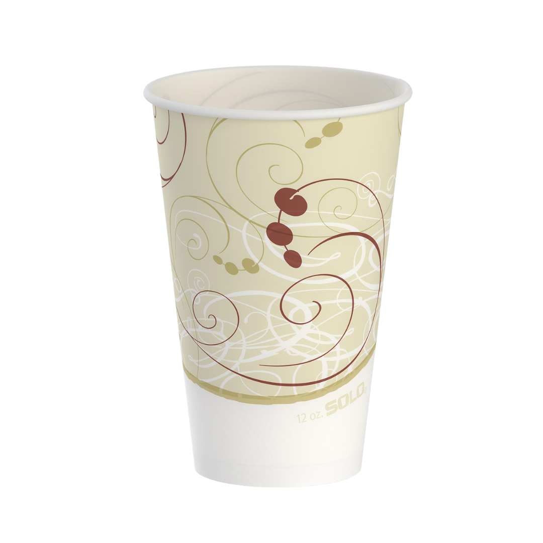 Solo® Symphony™ Waxed Paper Cold Cups – 5 oz, 9 oz, 12 oz