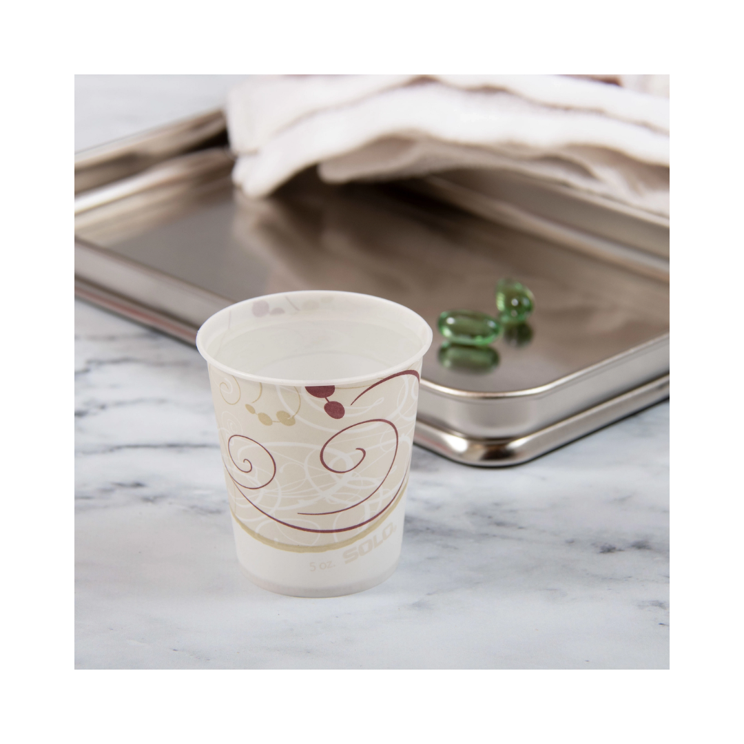 Solo® Symphony™ Waxed Paper Cold Cups – 5 oz, 9 oz, 12 oz