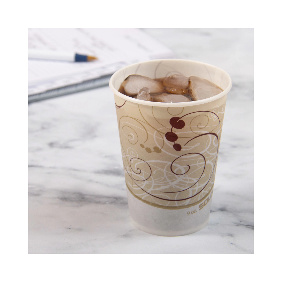 Solo® Symphony™ Waxed Paper Cold Cups – 5 oz, 9 oz, 12 oz