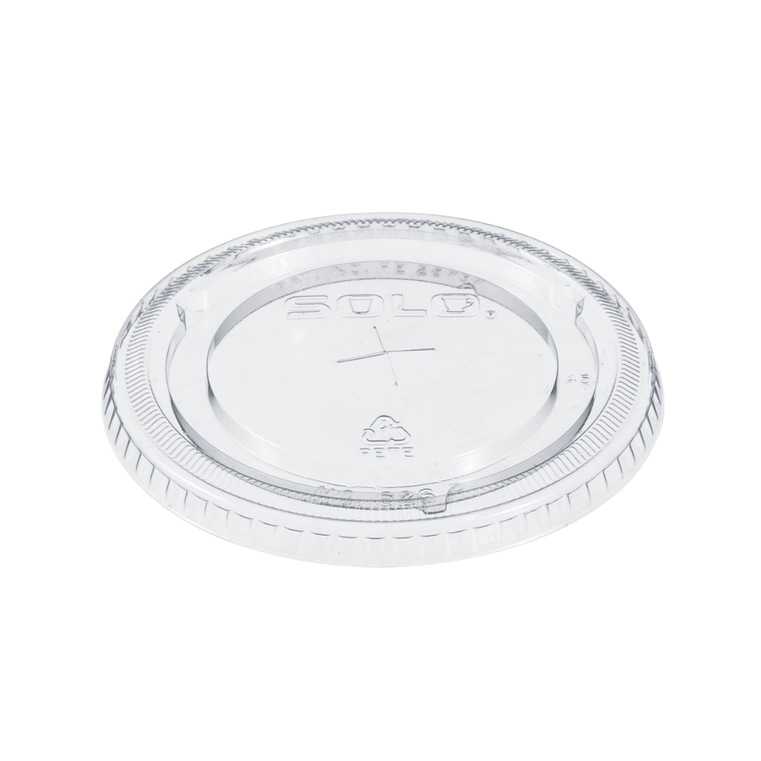 Dart® 12–24 oz. PET Plastic Straw-Slotted Lid – Clear