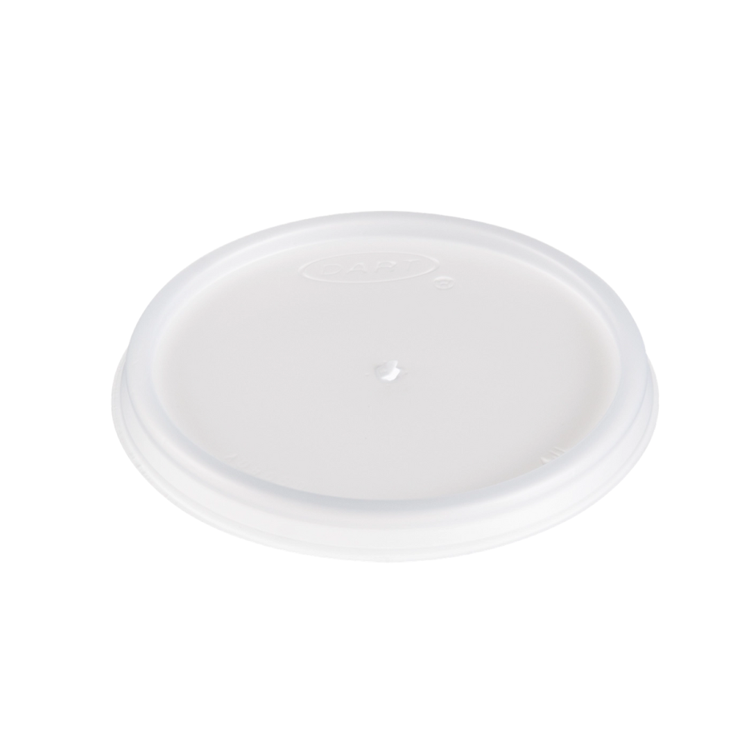 Dart® 4 oz. HIPS Plastic Vented Lid – Translucent