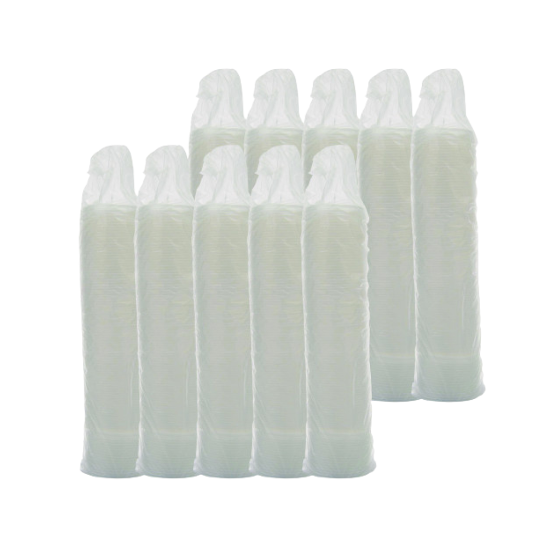Dart® 6 oz. HIPS Plastic Non-Vented Lid – Translucent
