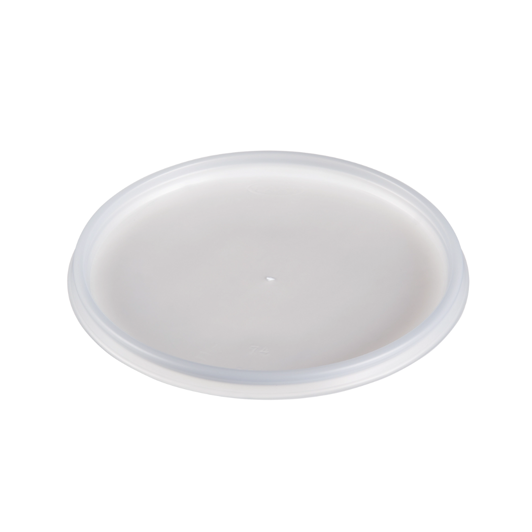 Dart® HIPS Vented Lid For 32 oz. Foam Cups & Containers - Translucent
