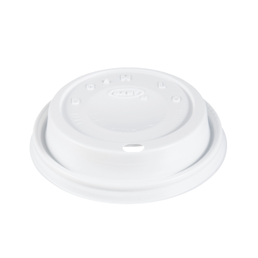 Dart® 6–12 oz. HIPS Cappuccino Lid – White