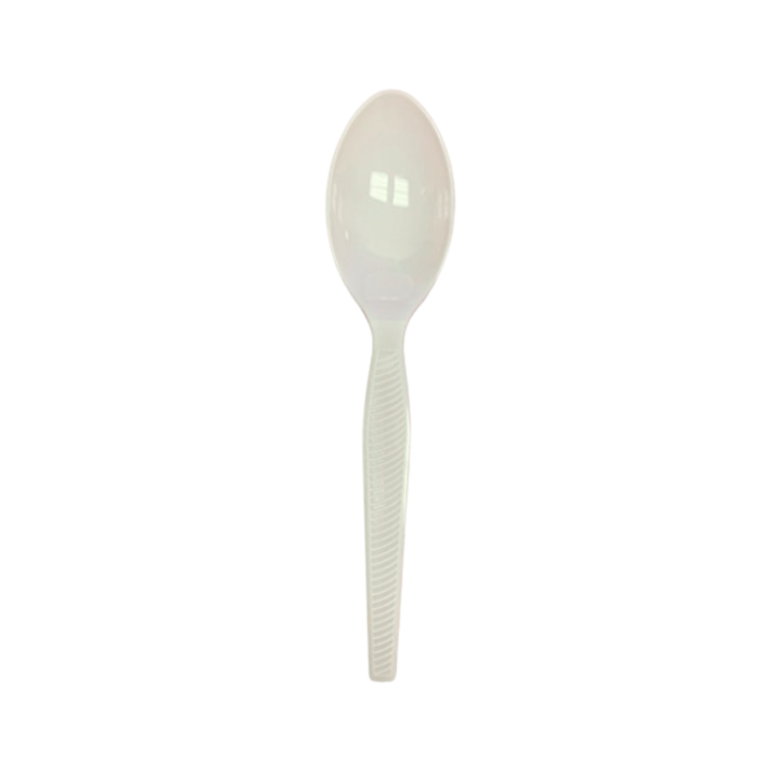 Heavy Weight Poly Spoon – White