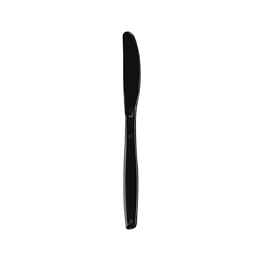 Dixie® Heavyweight Polystyrene Knife – Black, 7 1/2"