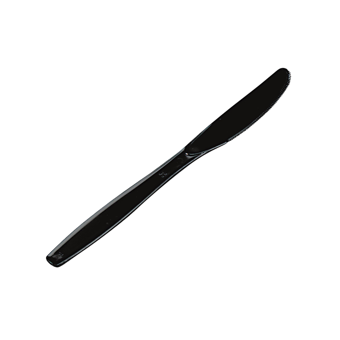 Dixie® Heavyweight Polystyrene Knife – Black, 7 1/2"