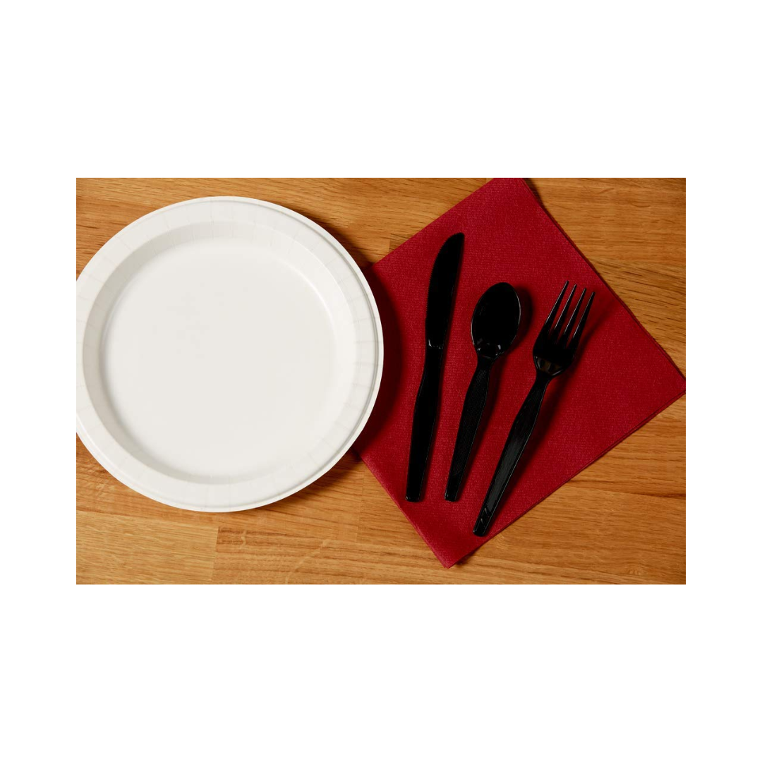 Dixie® Heavyweight Polystyrene Knife – Black, 7 1/2"