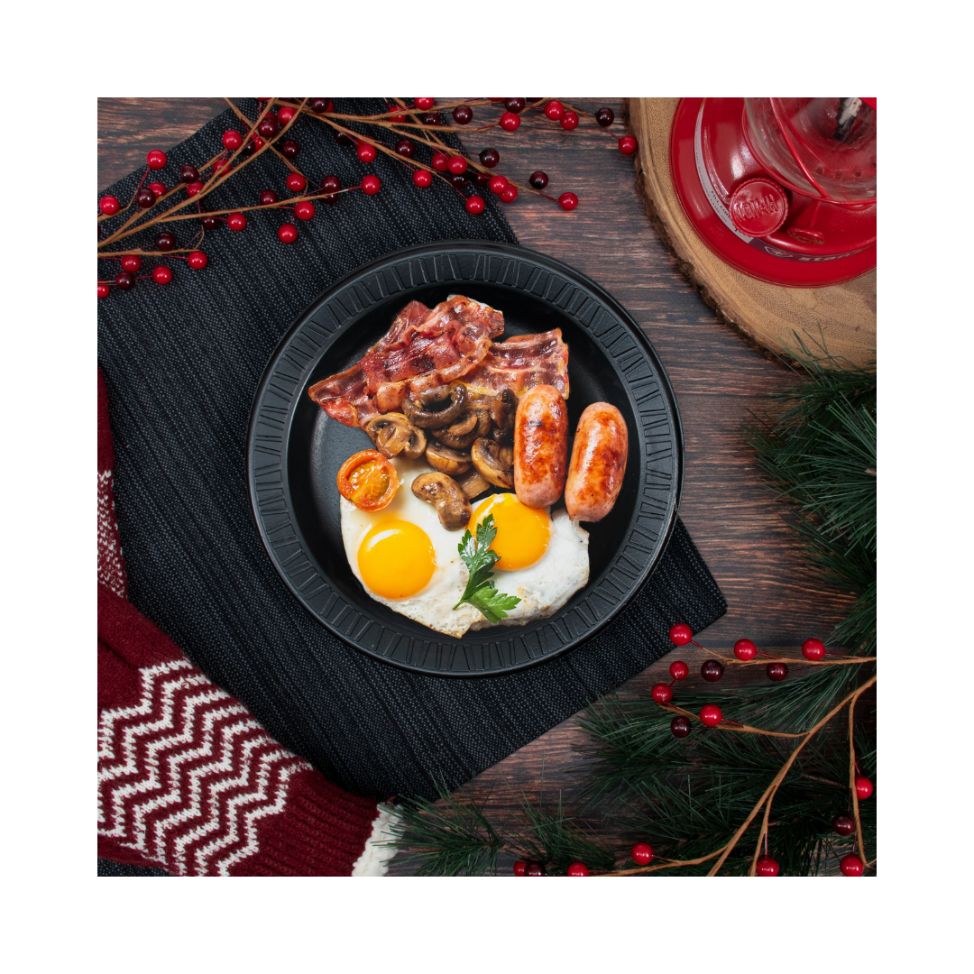 Dart® Quiet Classic® Laminated Foam Dinnerware – Black, 6" to 10¼", Plates & Platters